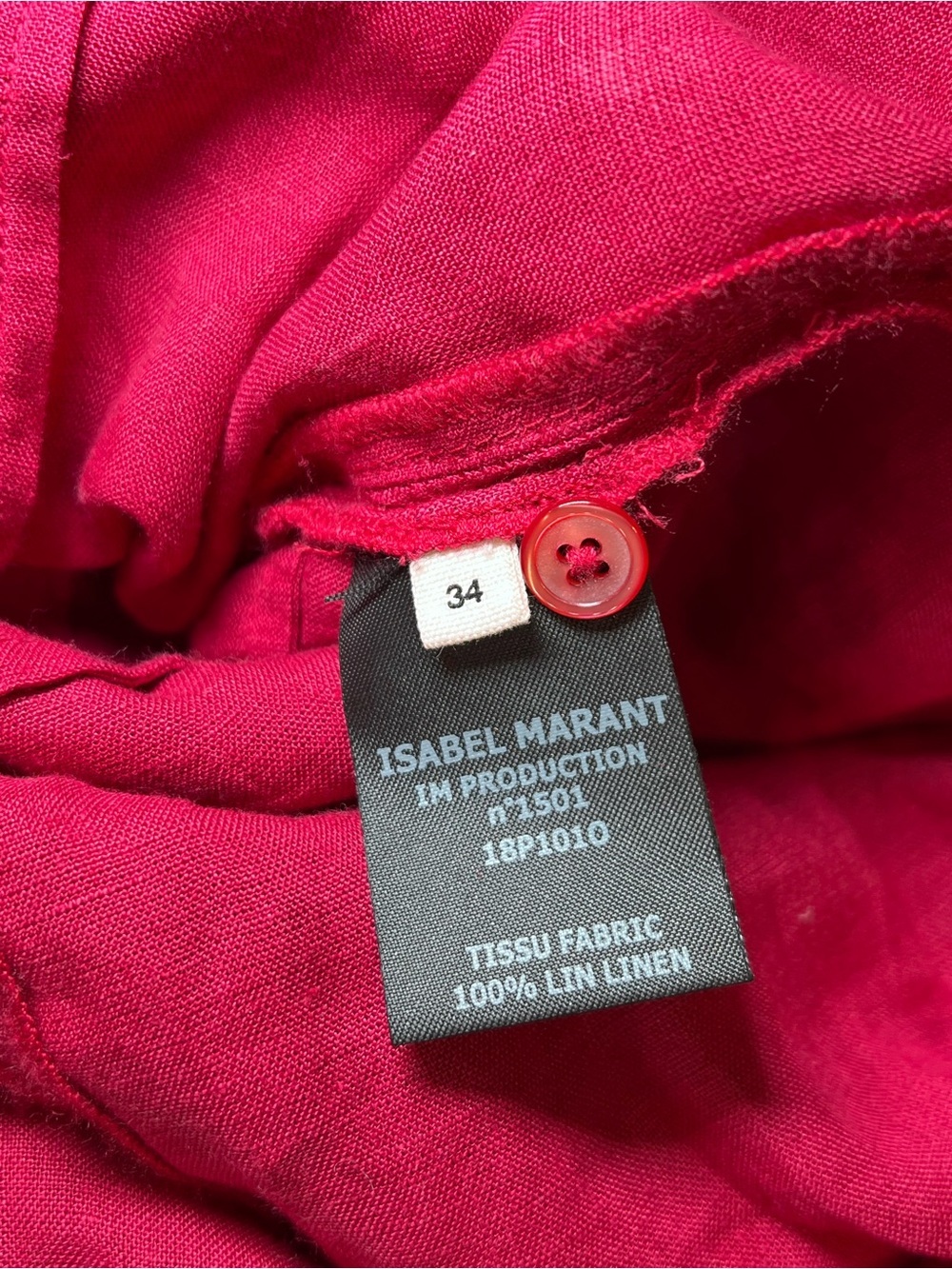 Isabel Marant Etoile Delicia Chic Linen Drees Size 34 - Picture 8 of 15